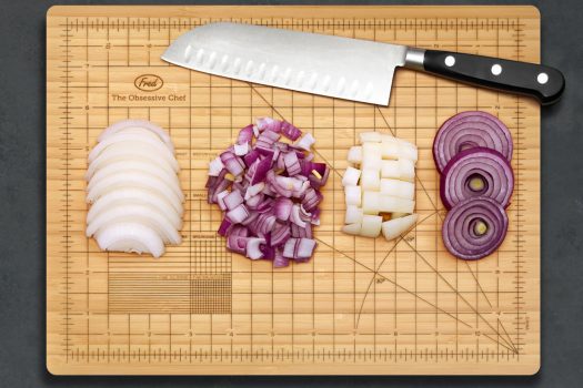 Obsessive chef cutting board