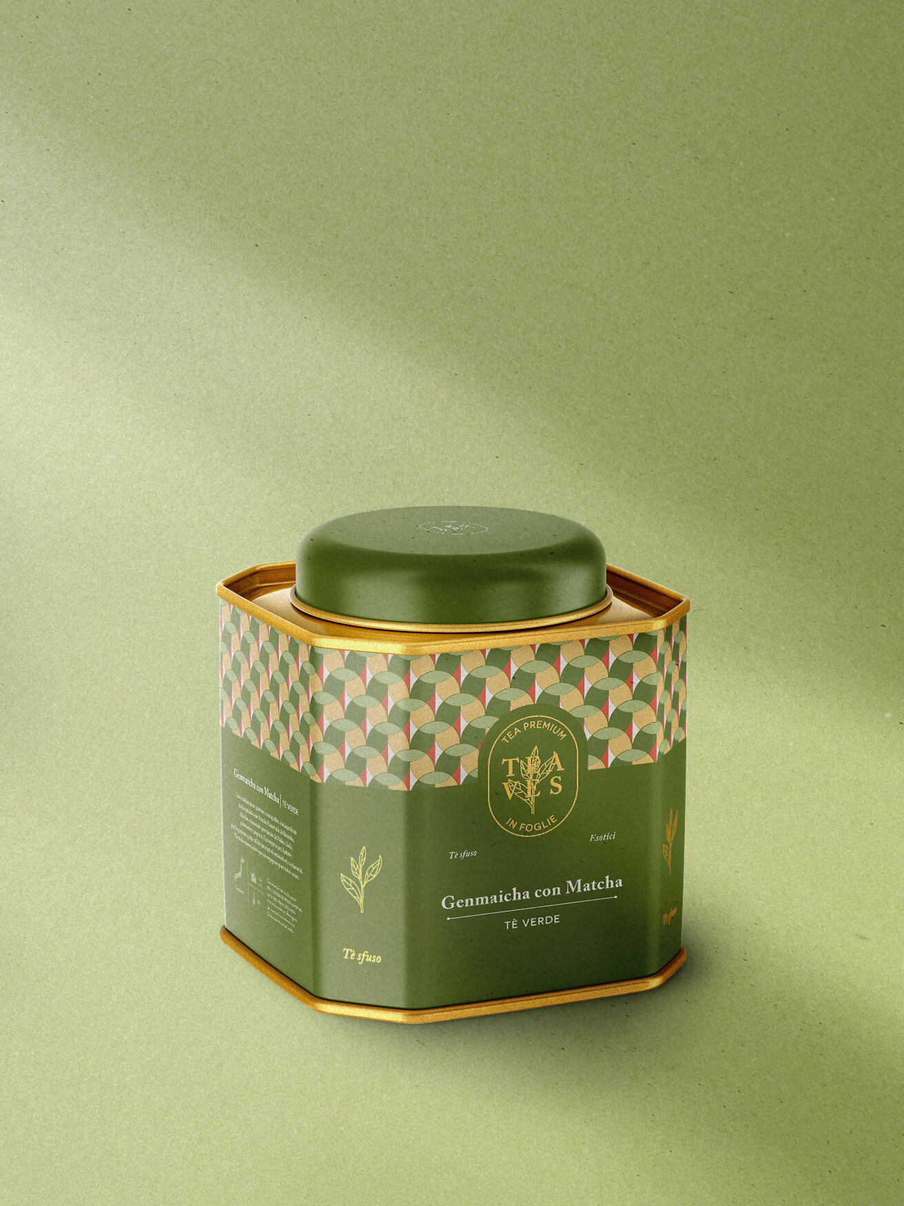 Brand Identity e Packaging Design per linea di tè Teaves - DECOSTUDIO