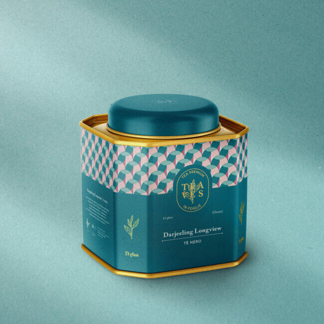 Packaging design per TeaVes Tè Premium in Foglie, progetto di DECOstudio, studio grafico di Torino